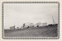 Photograph of Group of Internment Buildings Under Construction