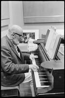 Ansel Adams at the Piano
