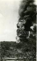 [Close-up of Oil Fire: Mexican Gulf Coast Oil co.]