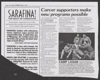 Clipping from the Carver newspaper