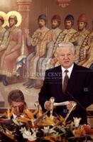 Clinton in Russia [at the Academy of Science with Boris Yeltsin]