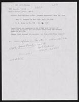 Letters and notes from the WPA Records