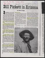 Bill Pickett in Arizona