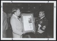 Roy Benavidez receiving the Texan of the Year Award