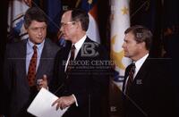 Governor Bill Clinton and President George H. Bush