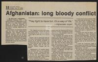 Afghanistan: long bloody conflict