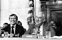 Senate Watergate Committee Hearings--Howard Baker and Sam Ervin