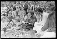 Abbie Hoffman Central Park Wedding 6/10/67. JSC Job No.3 Neg No.4