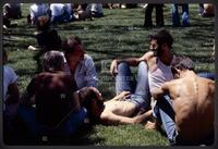 Gay demo in Lafayette Square Park. Wash D.C.