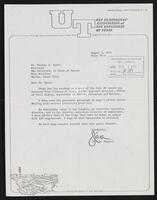 Letter from Jack Maguire to Stephen H. Spurr, August 3, 1971