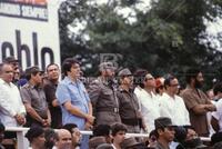 Fidel Castro, first anniversary of Sandinista Revolution