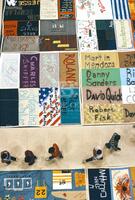 AIDS memorial quilt displayed in Houston