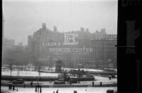 Winter city scene, New York, ca. 1935-1936