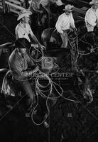 Double muggers (steer roping contestants) at Texas Cowboy Reunion, Stamford, June 1959