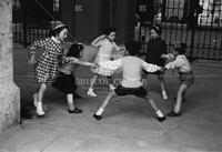 Children at play, Preugia, Itlay, 1960