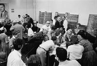 Celebration at Yarborough campaign headquarters, 1957