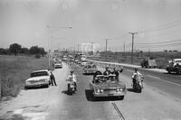 Kennedy and Johnson motorcade, 1960