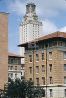 Main Building - Tower, Waggener Hall (foreground)