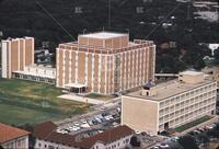 Accelorator Building (left), Engineering Research (center), Lab (right)