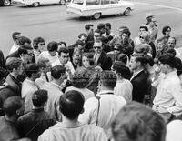 Joan Baez, demonstration