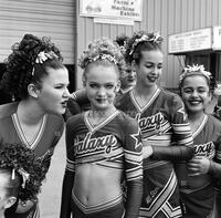 Cheerleading team at Florida State Fair