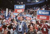 Ronald Reagan and George Bush at Republican Convention, 1980