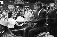 John F. Kennedy and Lyndon B. Johnson campaign in Texas