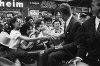 John F. Kennedy and Lyndon B. Johnson campaign in Texas