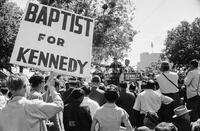 John F. Kennedy and Lyndon B. Johnson campaign in Texas