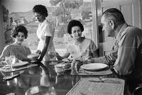 President Lyndon Baines Johnson at his ranch