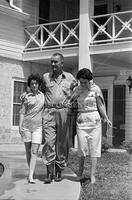 President Lyndon Baines Johnson at his ranch
