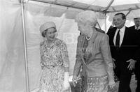 Ann Richards and Queen Elizabeth II
