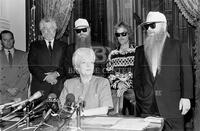 Ann Richards with ZZ Top
