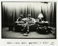 "Heather and Roger Daltrey backstage in Miami, 1989 tour"