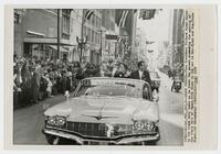 Vice President Nixon leads parade