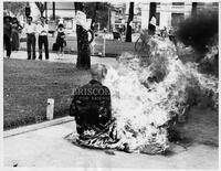 Self-immolation protest