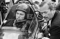 Jim Clark and Colin Chapman, Lotus-Ford, Indy 1963