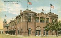 Market Square and City Building. Brownsville, Texas.