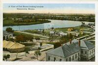 A View of Fort Brown looking towards Matamoros, Mexico