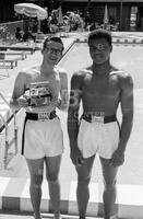 Muhammad Ali with Flip Schulke