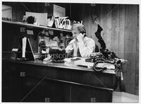 Clinton White House photographer Bob McNeely in his office