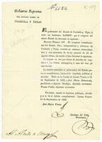 Coahuila and Texas (Mexican state). Congreso Constitucional. Decree 107. (11 September 1829).