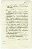 Mexico (republic). Laws. (April 25, 1835) Variant of S833.