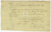 Republic of Texas, County of Washington, marriage license.