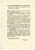 Mexico (republic). Laws. (February 8, 1836).