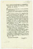 Mexico (republic). Laws. (March 23, 1836). Variant of S874.