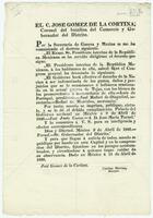 Mexico (republic). Laws. (April 9, 1836). Variant of S875.