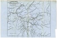 Map of Western Virginia issued by Chemical Petroleum Company of New York [showing oil deposits and wells]