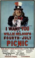¥I Want You for Willie Nelson's Fourth of July Picnic¥