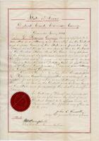 [John L. Haynes law license for Cameron county, Texas]